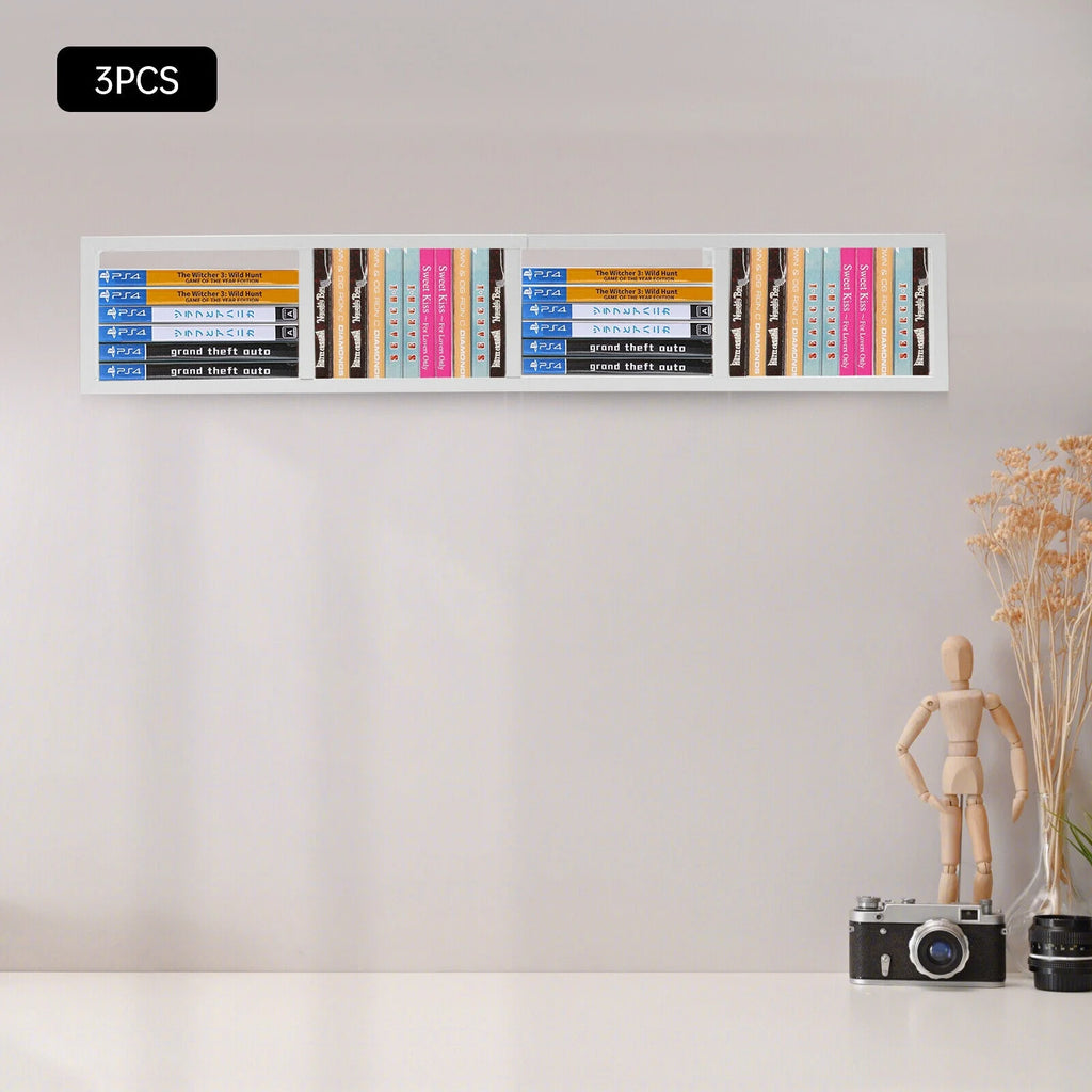 Metal Wall Mount CD DVD Media Storage Rack T707837