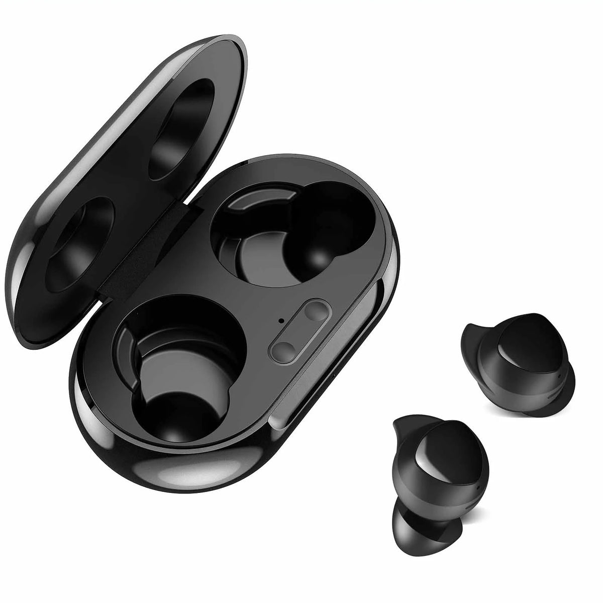 Black True Wireless Earbuds with Active Noise Cancelling O496867