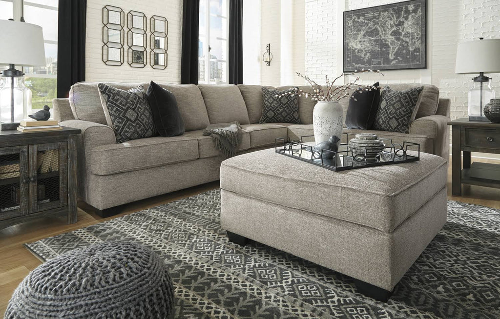 Stone Storage Ottoman J9733
