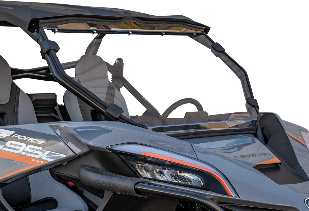Full Windshield for CFMOTO ZForce 950 Sport, Scratch Resistant 1/4" Thick Polycarbonate I442060