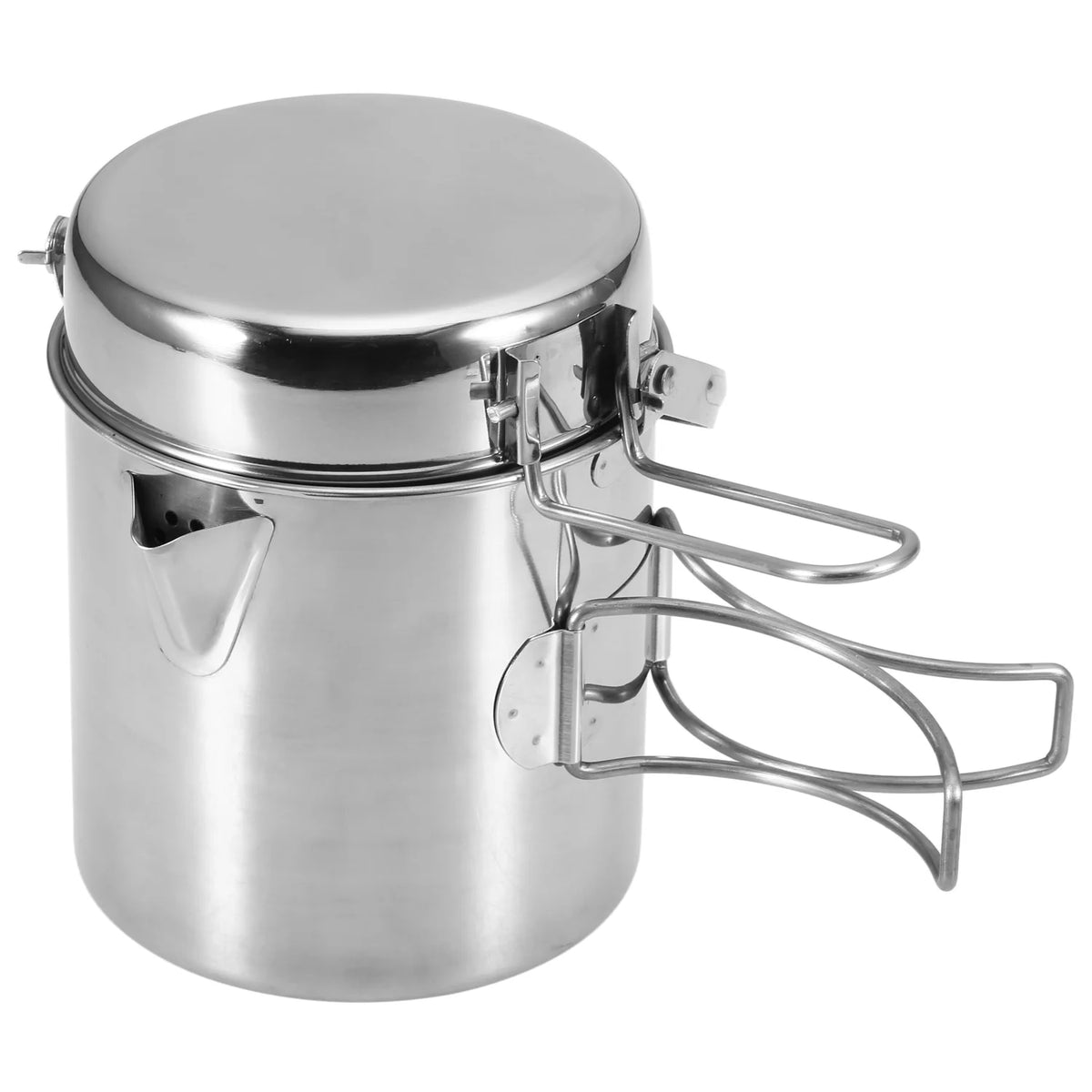 1L Stainless Steel Cooking Kettle with Foldable Handle E18560
