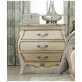 Antique White 3 Drawer Night Stand F632