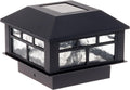 White 8 Pack Solar Powered LED Post Cap Lights P31565