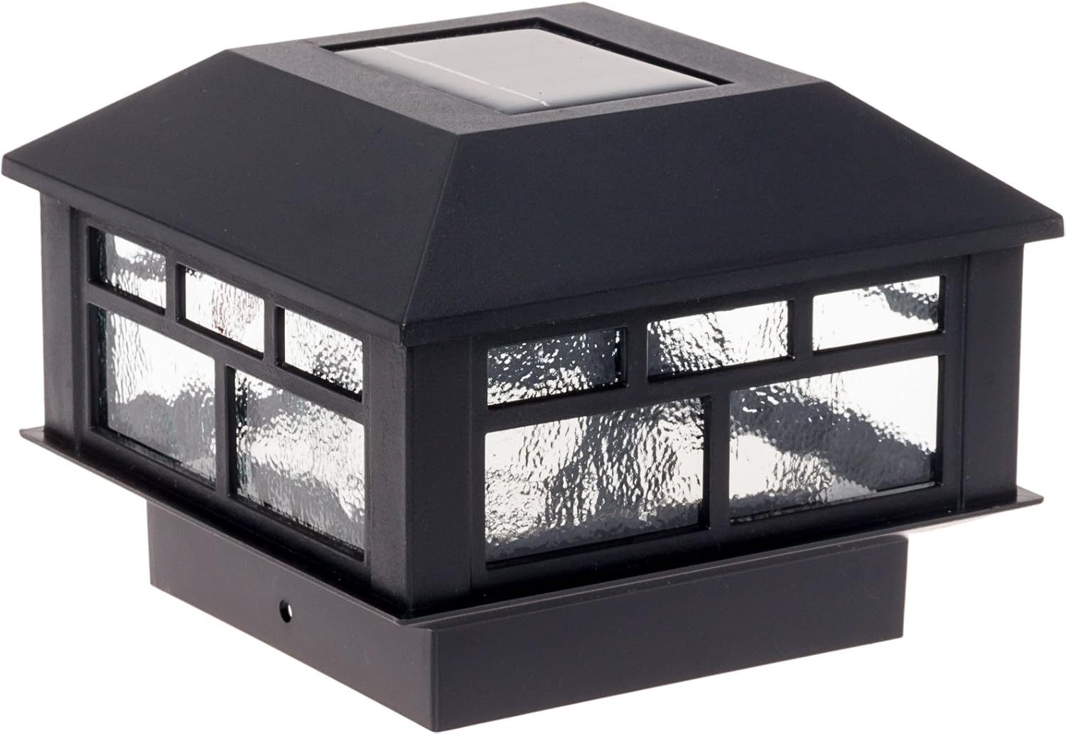 White 8 Pack Solar Powered LED Post Cap Lights P31565