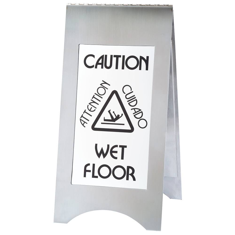 Wet Floor Sign Stainless K994089