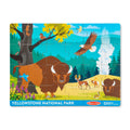 24 Pieces Wooden Jigsaw Puzzle with Animal and Plant ID Guide U7066