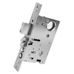 Left Handed Entrance and Apartment Mortise Lock with 2-1/2x22 Backs, Satin Nickel S55047
