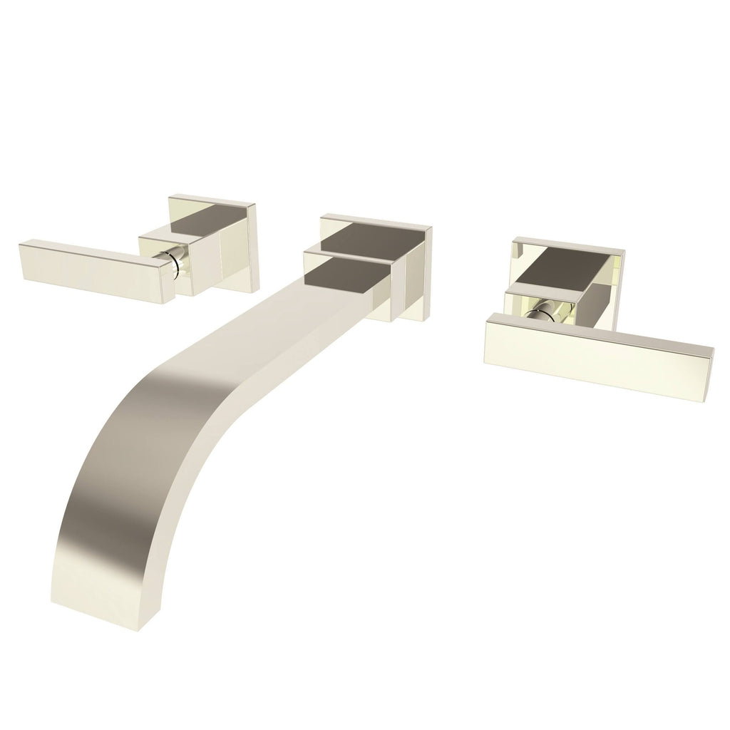 Polished Nickel Wall Mount Bathroom Faucet R627