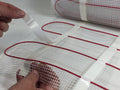 Electric Radiant Floor Heat Mat with Digital Floor Sensing Thermostat S29274