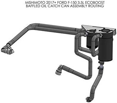 Baffled Oil Catch Can Kit Black U33271
