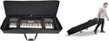 Rolling Bag 61 Slim Keyboard Case with Wheels and Large Pocket Z62584