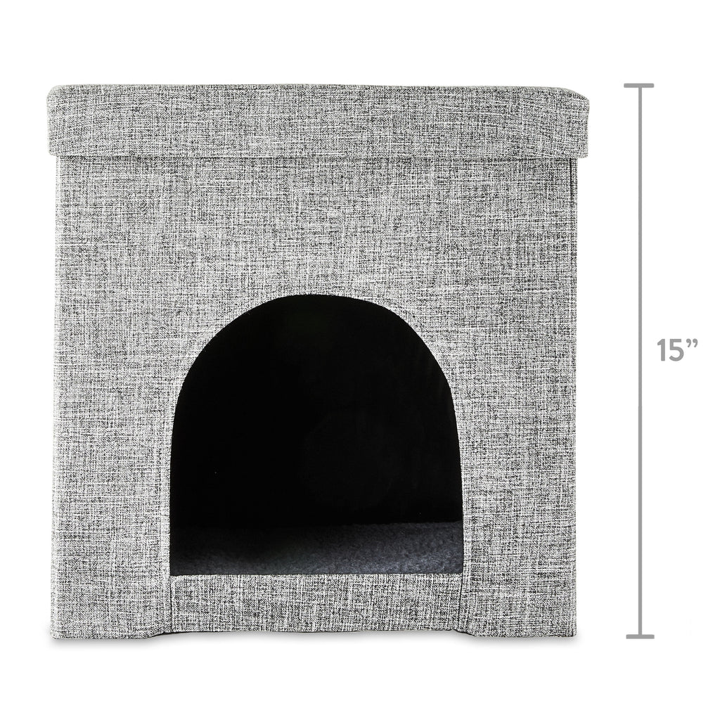 Gray 15" Cat Cube Condo X164915