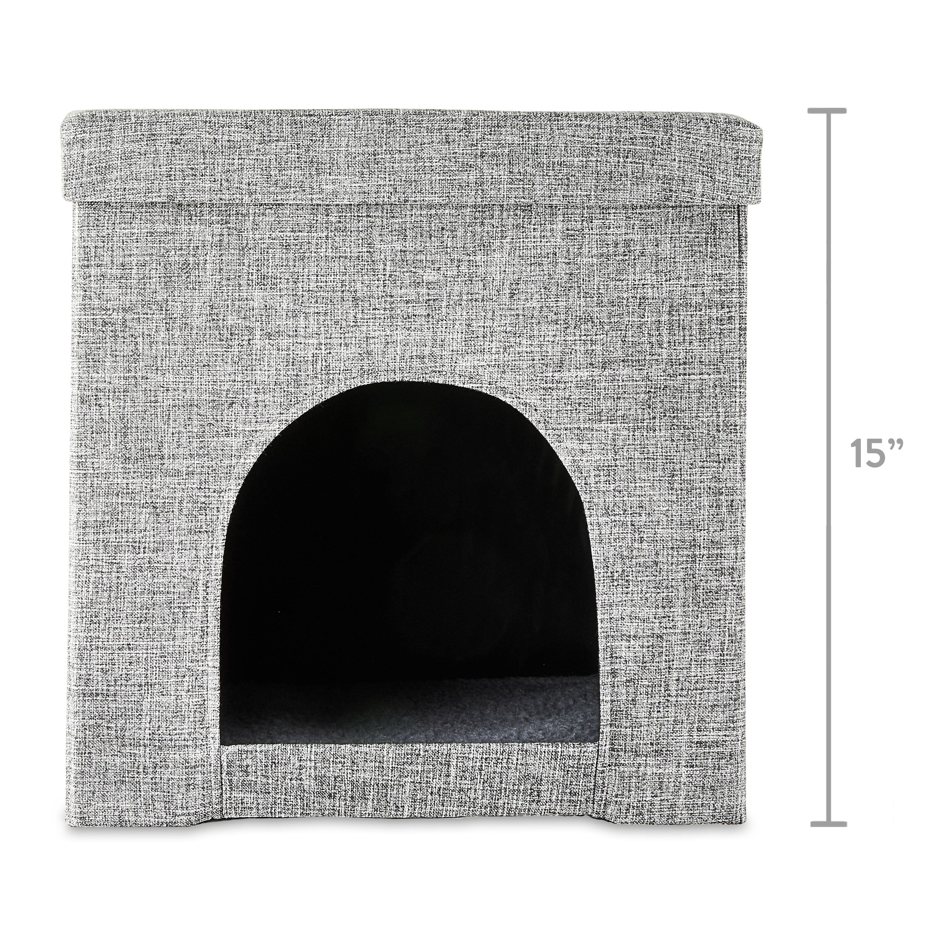 Gray 15" Cat Cube Condo X164915
