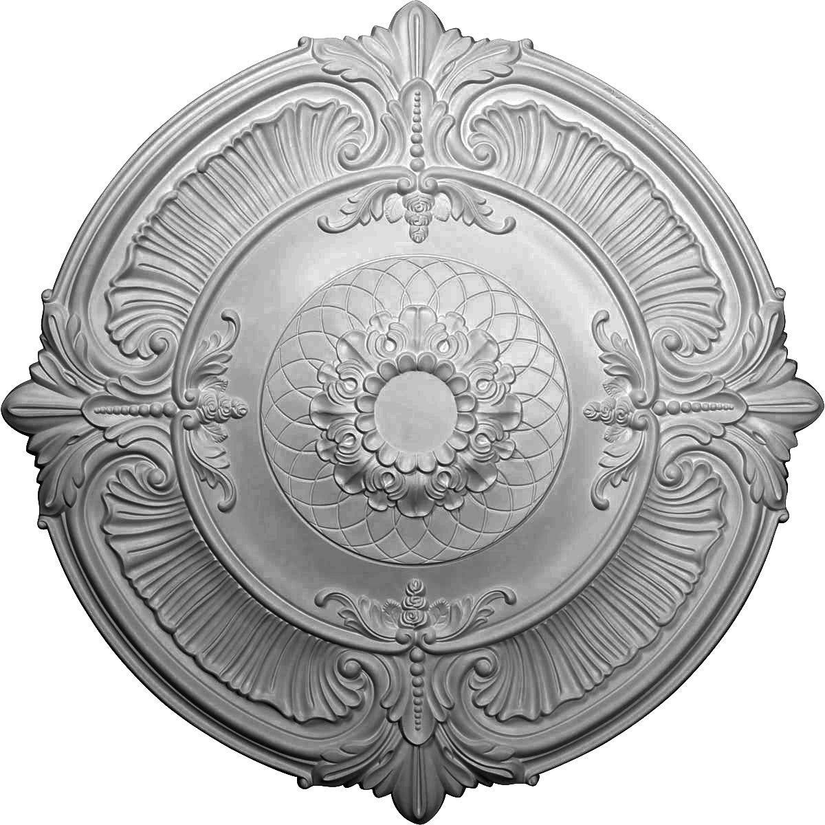 39 1/2x22OD x 2 1/2x22P Ceiling Medallion (Jet Black) I3682