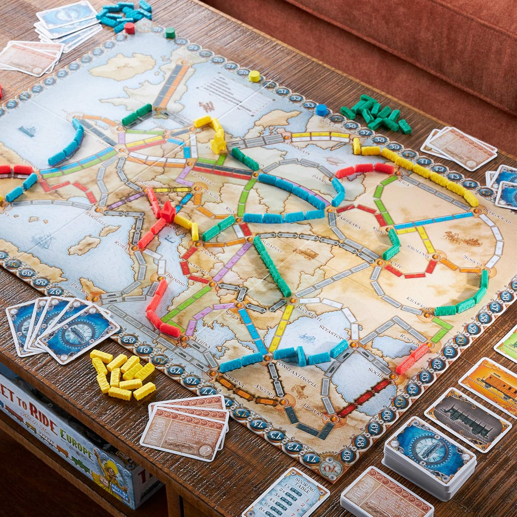Ticket to Ride Europe Board Game for 2 to 5 players N2455