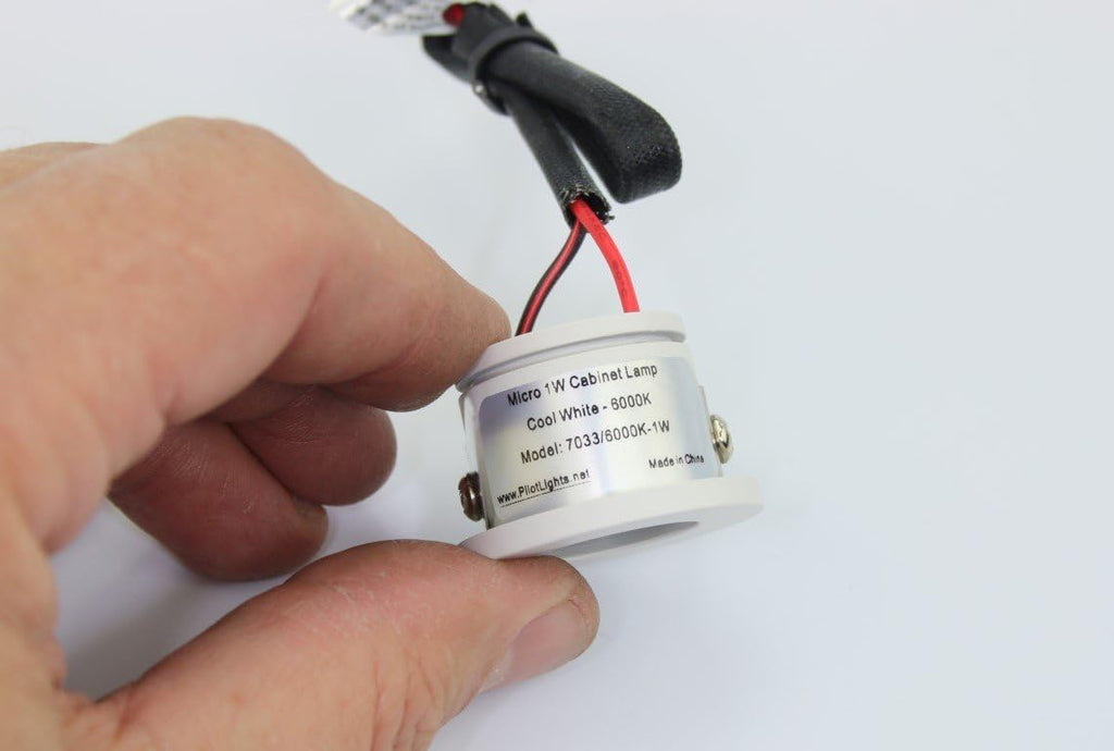 1.25" 1 Watt Cool White LED Down Light Pack of 2 F915600