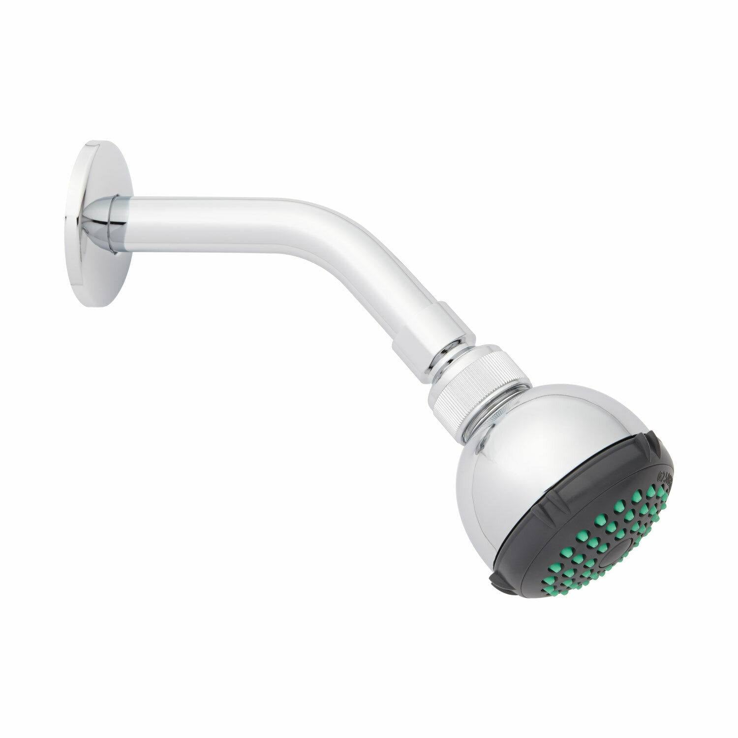 Chrome Solid Brass Shower Head with Standard Arm S20312