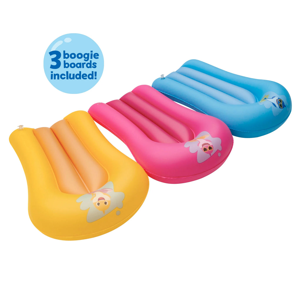 Triple-Lane Water Slide & Inflatable Boogie Boards S12558