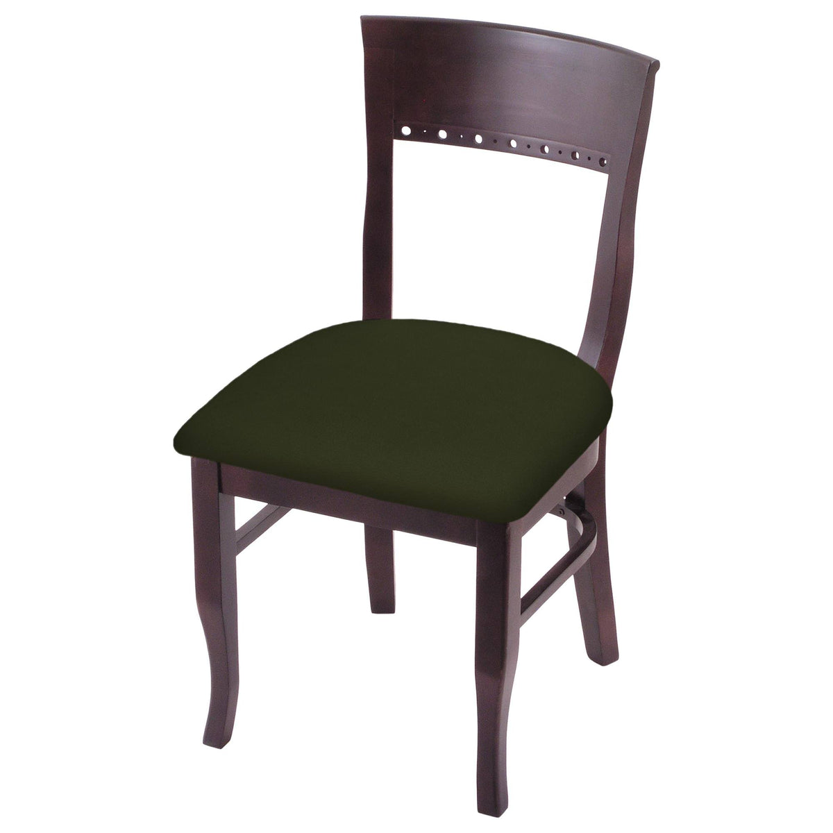 18x22 Chair with Dark Cherry Finish and Canter Pine Seat J192642