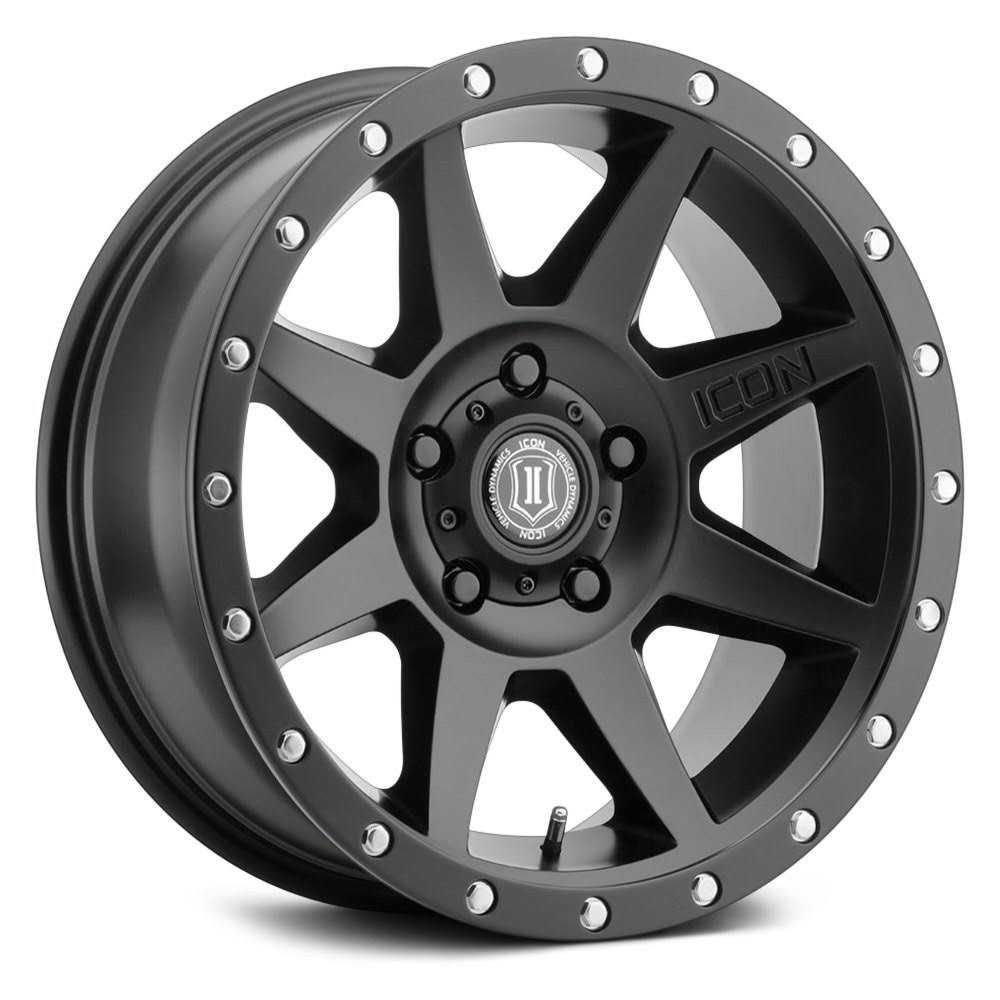 Satin Black 20x9 8x180 Wheel Q6287