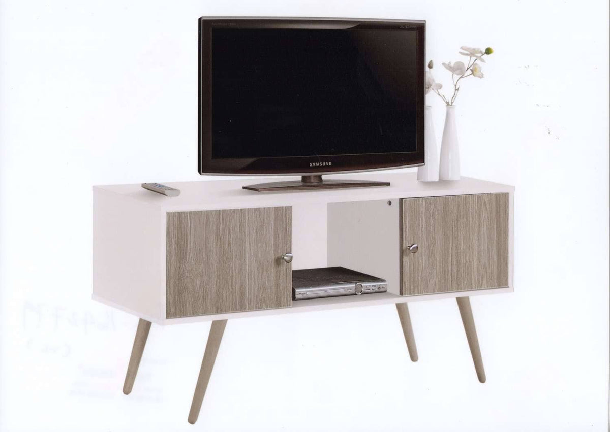 White/Grey Retro Entertainment Unit L595
