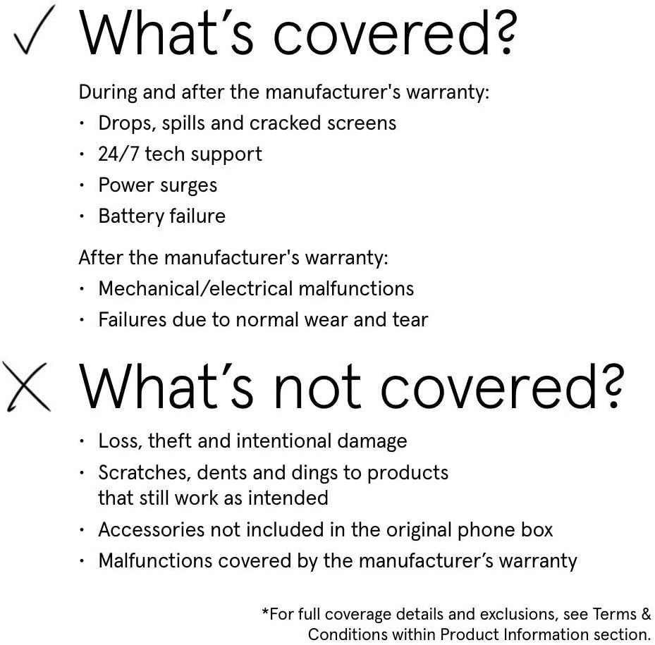 2 Year Mobile Accident Protection Plan with Tech Support O86920