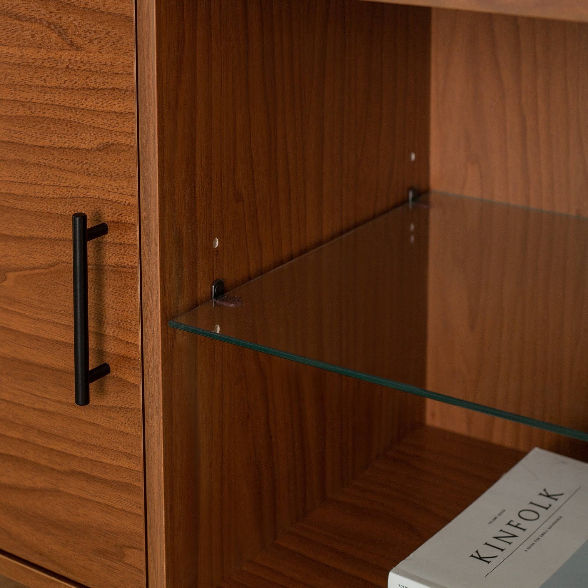 Mid-Century TV Console in English Oak P5526