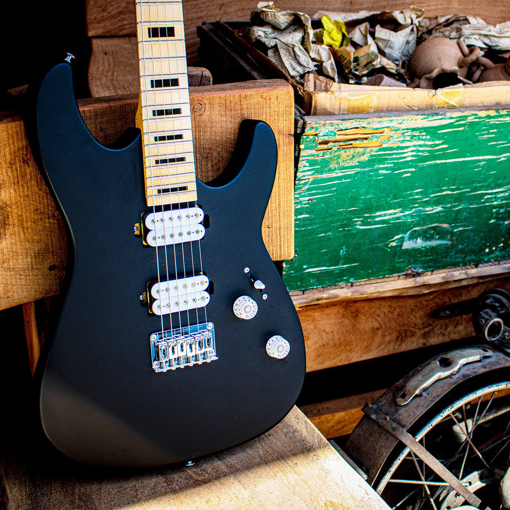 Satin Black Electric Guitar C8572