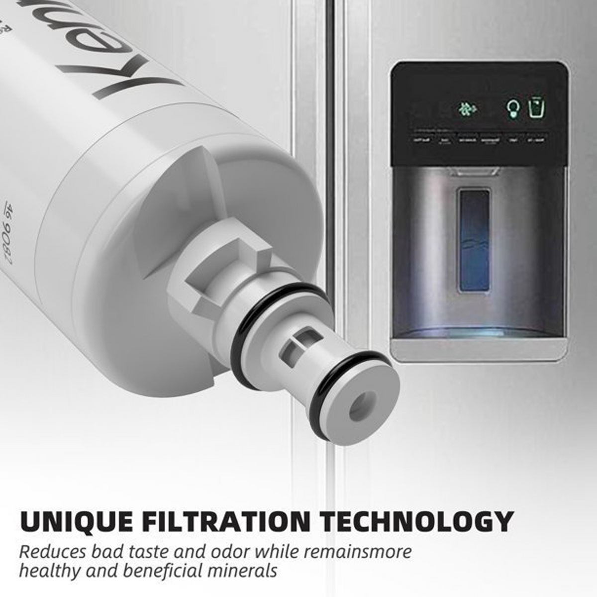 4 Pack Refrigerator Water Filter Replacement K4404
