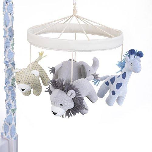 Blue/Grey Animal Musical Mobile U788