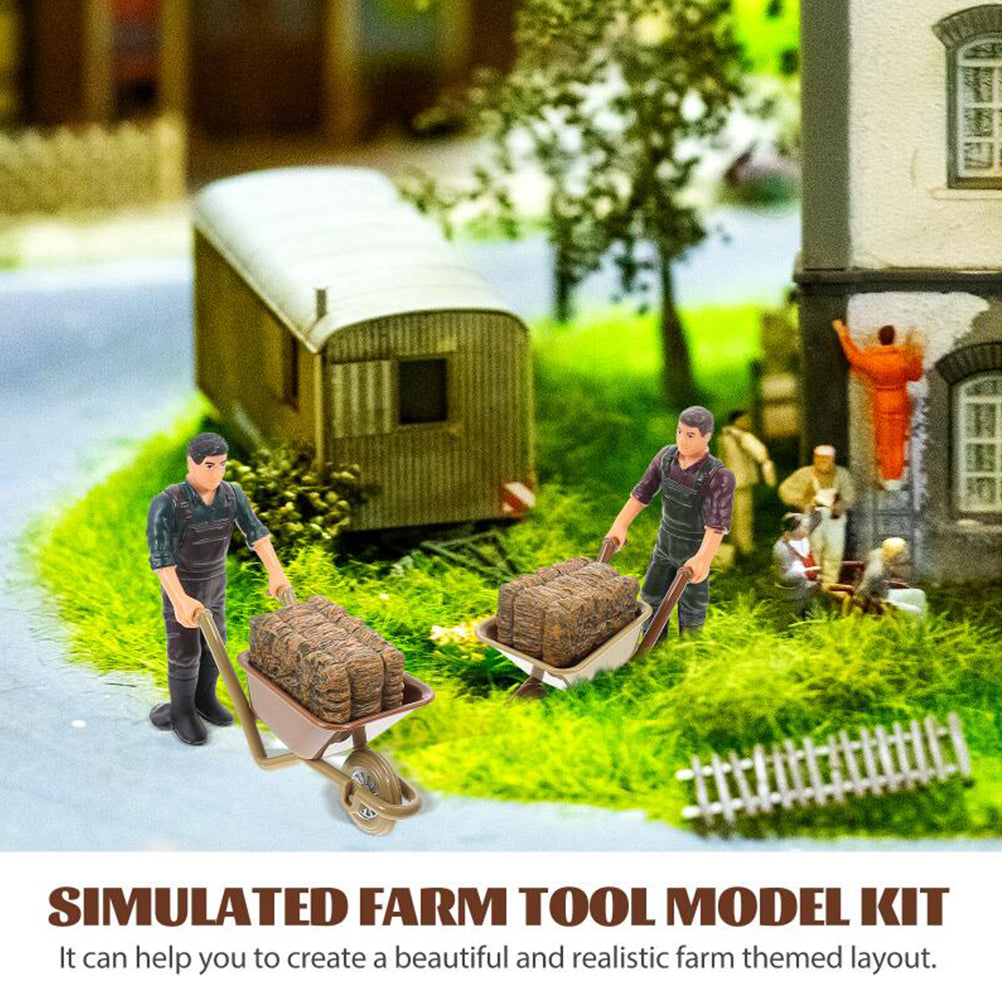 12pcs Miniature Plastic Farm Toy Figures A46126