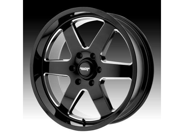 Gloss Black Machined Wheel I149