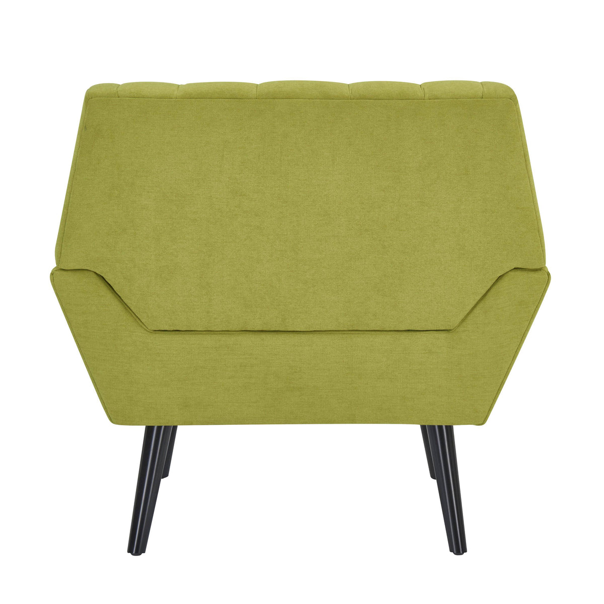 Medium Blue Velour Channel Tufted Armchair H65479