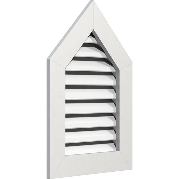 PVC Gable Vent with 1 inch Frame Size X78886