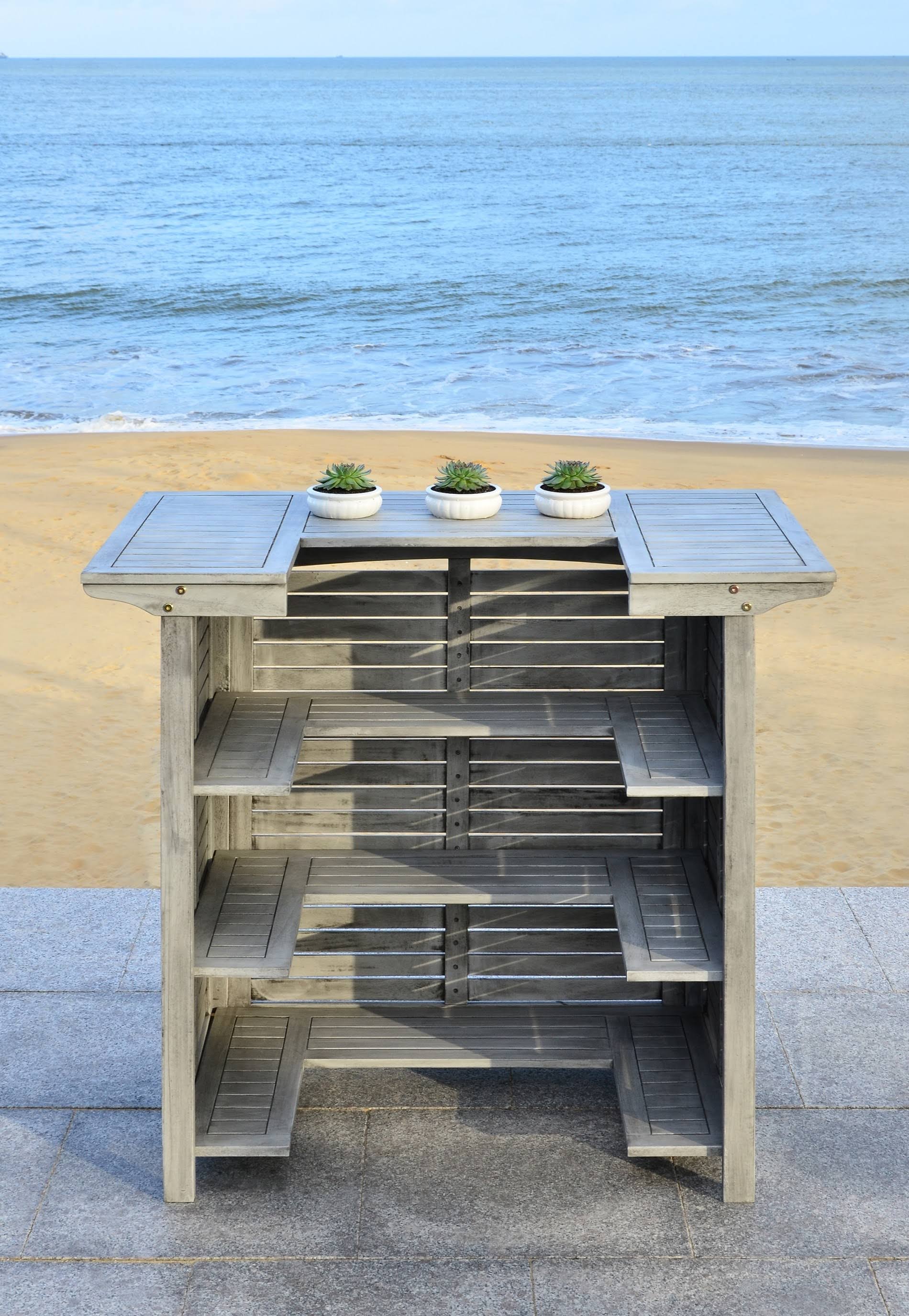 Grey Wash Bar Table H339
