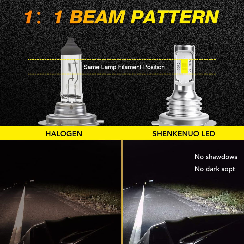Combo LED Headlight + Fog Light Bulbs Kit R741