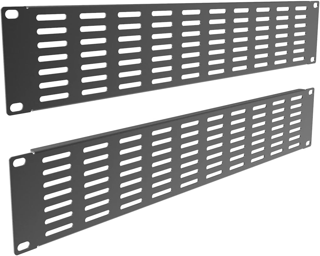 5 Pack 1U Horizontal Brush Cable Manager for 19 Inch Server Rack D1858