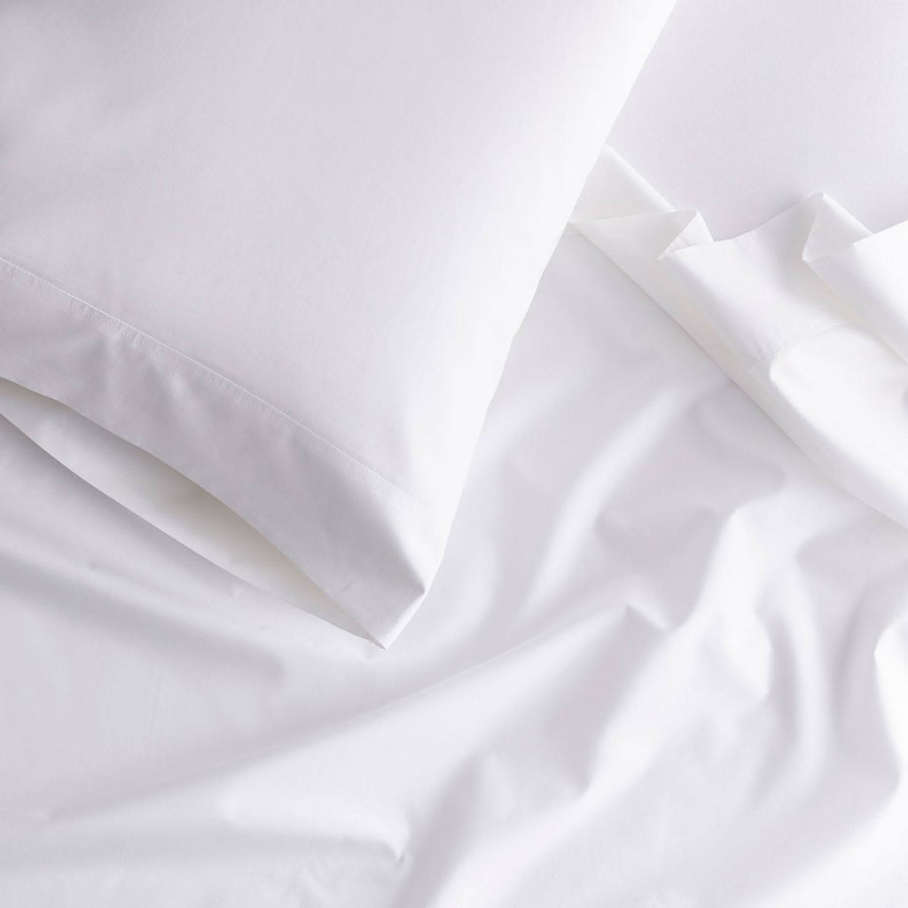 Oversized Queen Supima Cotton Percale Flat Sheet N9285