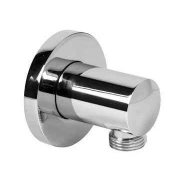Unfinished Brushed Brass Wall Supply Elbow O108