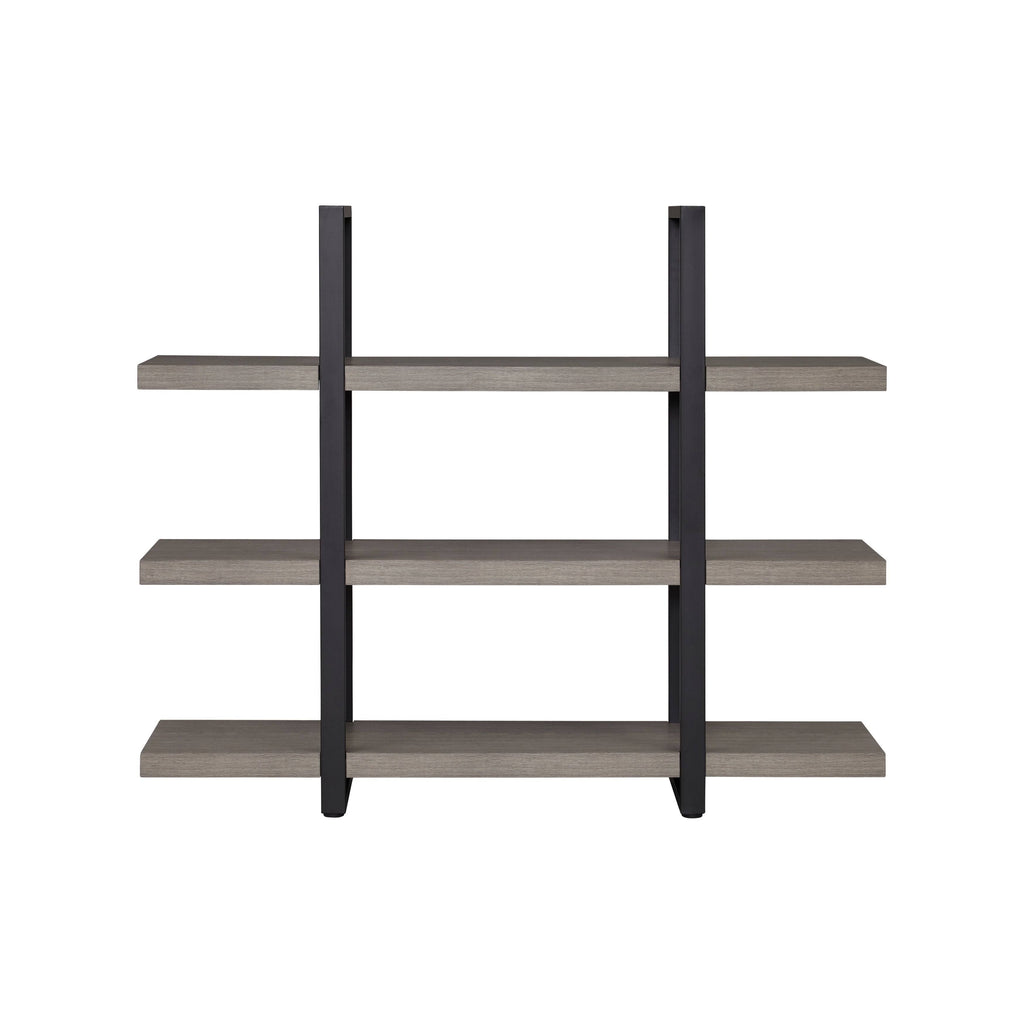 Low Open Bookcase Dark Grey X410