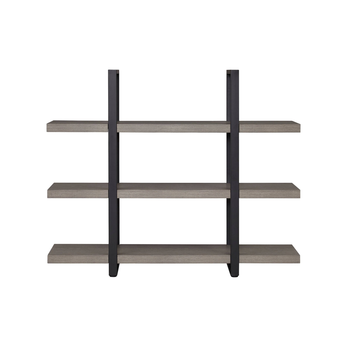 Low Open Bookcase Dark Grey X410