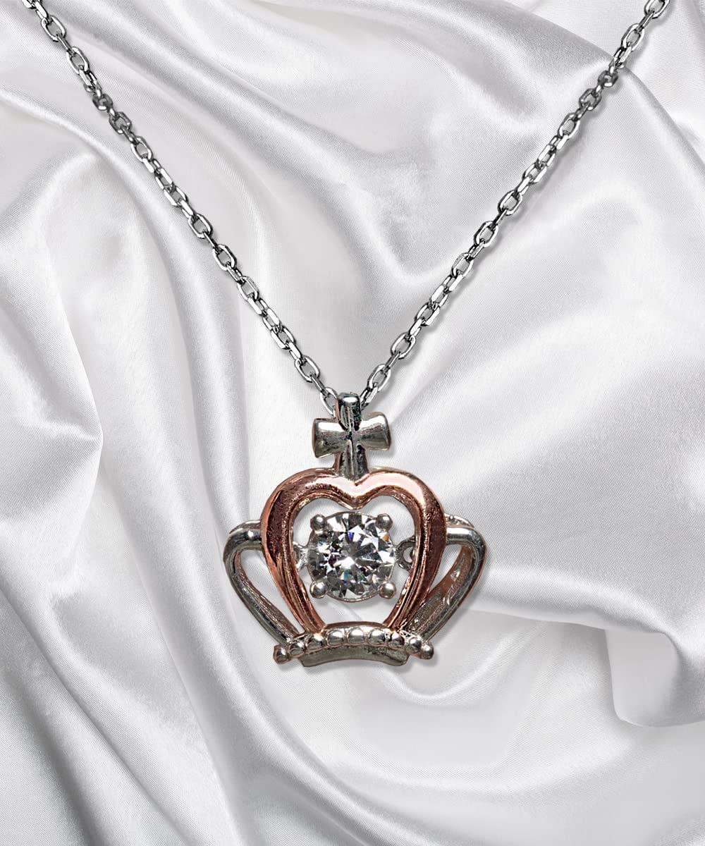 Wife Crown Pendant Necklace S371654