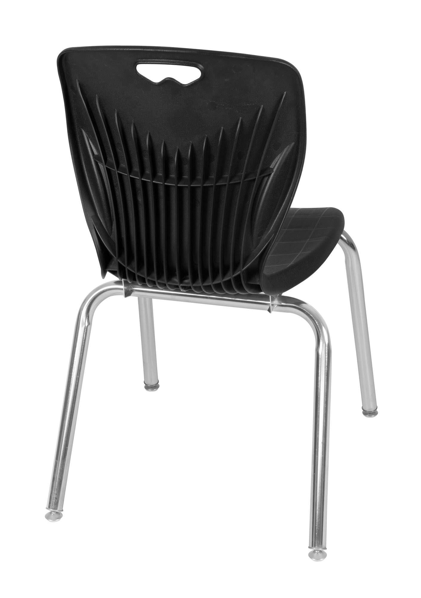 Height Adjustable Classroom Table with 2 Stack Chairs J771138