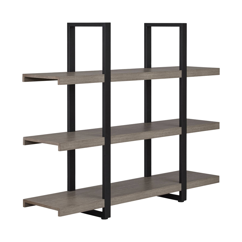 Low Open Bookcase Dark Grey X410