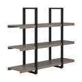 Low Open Bookcase Dark Grey X410