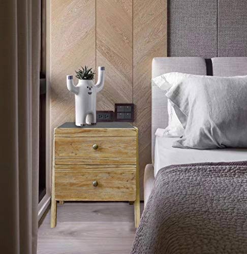 Wooden Side Table with Rectangular Top F154