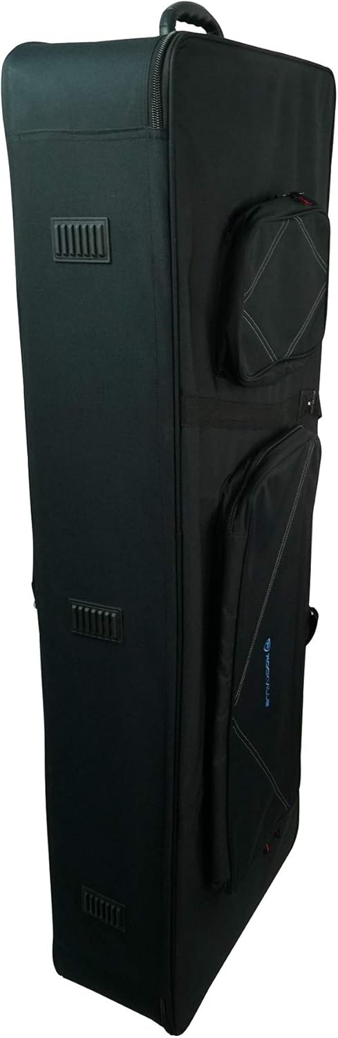 Rolling Bag 61 Slim Keyboard Case with Wheels and Large Pocket Z62584