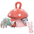 Interactive Plush Mushroom House with Stuffed Animal Toys H459627