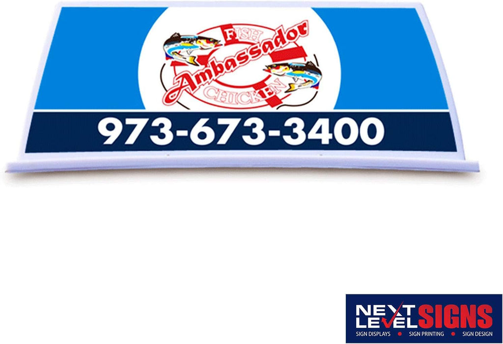 Blank Car Top Lighted Signs O818483