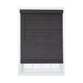 Walnut Faux Wood Cordless Room Darkening Horizontal Blinds U660780